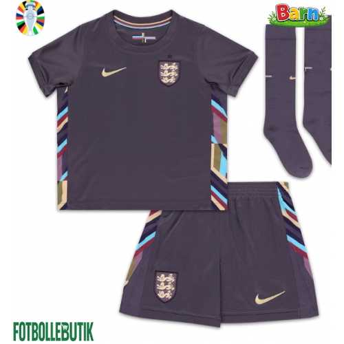 England Bortaställ Barn EM 2024 Kortärmad (+ Korta byxor)